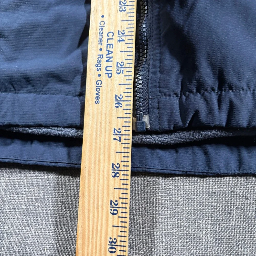 Columbia Full Zip Jacket Mens Large Navy‎ Blue Fleece Lined Heavyweight Outdoor